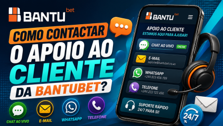 Como contactar o apoio ao cliente da BantuBet?